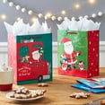 thumbnail image 2 of Hallmark 9" MediumITSC&nbsp;Christmas Gift Bags for Kids (Let it Snow, Santa Delivery Truck, Dancing Penguins, Dogs, Snowman) for Grandchildren, Nieces, Nephews, 2 of 3