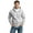 Ash, variant on Tall Essential Fleece Full Zip Hooded Sweatshirt-XLT (Charcoal)