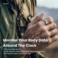 thumbnail image 5 of Wrongduck SR10 Fitness Tracking Ring for Women Men, Bluetooth Activity Tracker Ring, Sleep Tracker, Multi Sport Modes, No Subscription, Wireless Charging, iOS & Android, 5 of 8