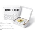thumbnail image 4 of Haus and Hues Flower Wall Decor - Set of 4 Floral Wall Art, Floral Wall Decor, Flower Wall Art, Framed Flower Painting, Floral Pictures Wall Decor, Flower Pictures (Framed Walnut 16x20), 4 of 6
