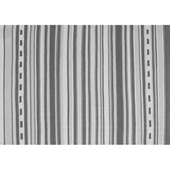 Ahgly Company Indoor Rectangle Southwestern Gray Country Area Rugs, 7' x 9'