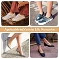 thumbnail image 7 of No Show Socks Women, 8 Pairs Ladies Invisible Sock, Non Slip Ultra Low Cut Liner Boat Loafer Sock, Cotton Breathable Footsies Shoe Socks for Loafers Flats Pumps Trainers UK 4.5-7, 7 of 7