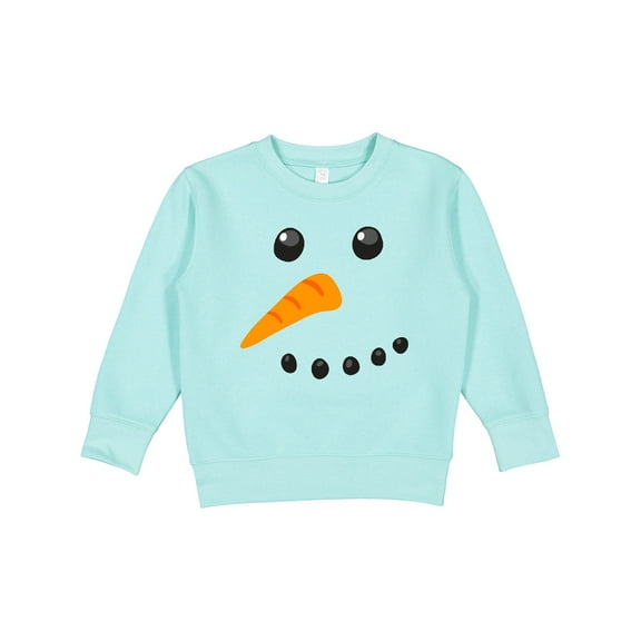 Inktastic Snowman Face Toddler Sweatshirt