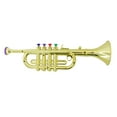 thumbnail image 4 of Trompette Légère Instrument à Vent Enfants Éducation Précoce Or, 4 of 8