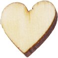thumbnail image 2 of 200 mini corazones de madera para decorar bodas y manualidades., 2 of 5