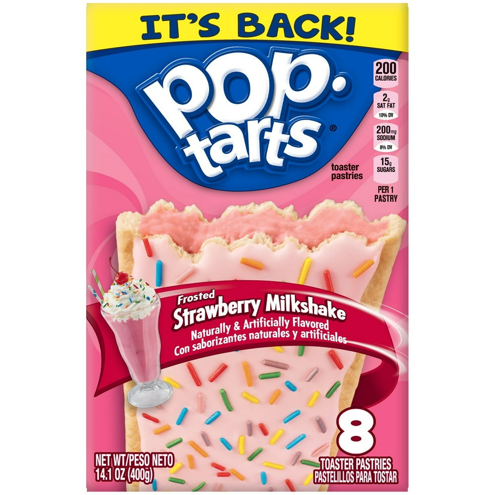 Kellogg's PopTarts Strawberry Milkshake 14.1oz