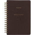 thumbnail image 2 of 2024-2025 AT-A-GLANCE® Signature Collection 13-Month Weekly/Monthly Planner, 5-1/2" x 8-1/2", Distressed Brown, January 2024 To January 2025, YP20009, 2 of 2