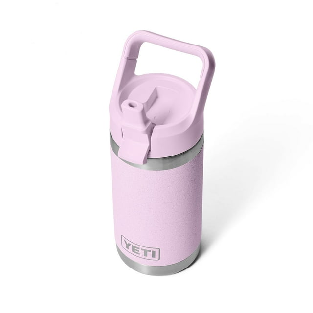 Botella YETI Rambler Jr. 350 ml para niños con tapa de pajita, flor de cerezo
