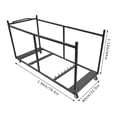 thumbnail image 2 of Folding Table Transport Cart with Wheels Heavy Duty Adjustable Utility Dolly for Moving up to 10 Banquet Tables, 2 of 5