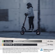 Segway GT3 SuperScooter, 31 mph Max Speed, 45 Miles Max Range, Teens and Adults, Gray, Black