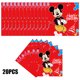 thumbnail image 3 of Suministros para decoraciones de fiesta de cumpleaños de Mickey Mouse de Disney, platos de papel, vasos, servilletas, globos, bricolaje, eventos, baby shower para niños, 3 of 4