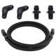 thumbnail image 2 of 6AN PTFE Line Fitting accesorio 7ft PTFE con accesorio -1/4NPT adaptadores de negro reemplaza profesional Sunnimix  ajuste de línea, 2 of 6