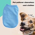 thumbnail image 4 of CSChome Pet Vest Dog Sweatshirt - Comfortable Soft Sleeveless Vest Fashionable Solid Color, 4 of 7