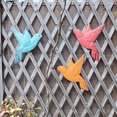 thumbnail image 1 of Zeus 3Pcs Hummingbird Statue Decorative Nice-looking Metal Balcony Attractive Exterior Decoration Home Decor, 1 of 7
