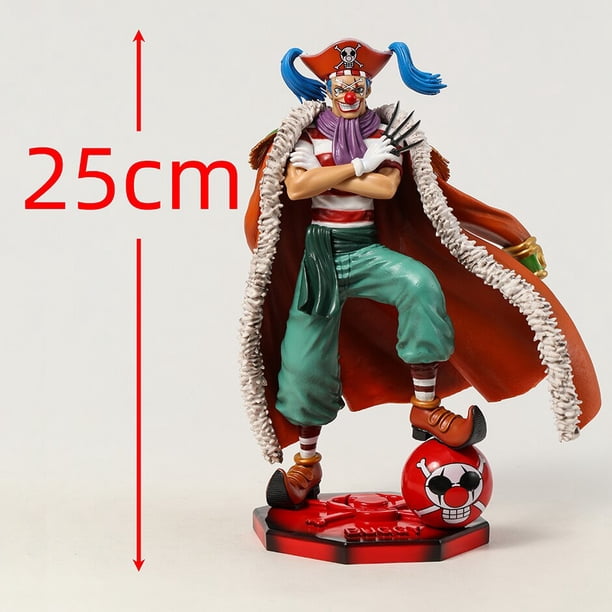 One Piece Buggy Statue Collectible Model Figure Toy For Children heqiyong LED