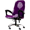 thumbnail image 1 of Printed Office Chair Covers, Stretch Computer Chair Cover Universal Boss Chair Covers Modern Simplism Style High Back Chair Slipcover - Simple Love, Medium, 1 of 7