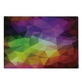 thumbnail image 2 of Abstract Cutting Board, Colorful Geometric Shapes Triangular Polygons Creative Surreal Print, Decorative Tempered Glass Cutting and Serving Board, Large Size, Multicolor, by Ambesonne, 2 of 5