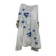 thumbnail image 1 of Vestido HUOGUO Vintage Floral Manga 3/4 para mujer, talla grande, 1 of 5