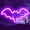 Purple, variant on 1pc, Halloween Neon Bat Decoration, USB Or Battery Powered - Dual Power Supply, Halloween Party LED Lights, Room, Game Room, Bedroom Atmosphere Decoration (Without Battery)