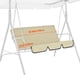 thumbnail image 5 of Funda para silla de columpio Silla de columpio de jardín al aire libre Funda protectora impermeable a prueba de polvo para asiento, Beige Methold HA005111-07, 5 of 6
