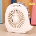 thumbnail image 1 of Ventilador de bolsillo con batería de larga duración, electrodomésticos de refrigeración de escritorio, ventilador pequeño creativo, carga Usb, electrodomésticos de dinosaurio de dibujos animados Fivean unisex, 1 of 2