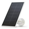 Arlo VMA3600-10000S Certified Accessory Essential Solar Panel Charger, Weather Resistant, 8 ft Power Cable, Adjustable Mount, Designed for Essential Wireless Wi-Fi Cameras, White