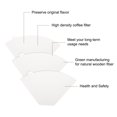 thumbnail image 3 of 100 Count Size 103 Disposable Paper Percolator Coffee Filters Natural Unbleached Wood Fiber,White, 3 of 6