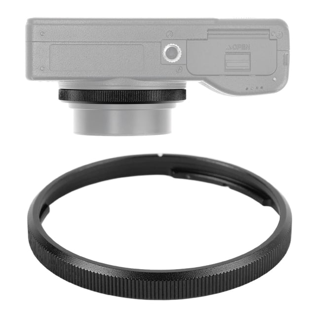 Camera Lens Decoration Ring Caps for GR3X and GR3X HDF, Aluminum Alloy, Camera Lens Accessory, Easy Install