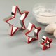 thumbnail image 4 of Newway3pcs Star Cookie Cutters Set, Stainless Steel Large & Mini Star Cookie Cutter compatible Pressing Cookie ,sandwich And Bread, 4 of 4