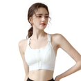 thumbnail image 2 of Sujetador deportivo con cremallera frontal ajustable a prueba de golpes sin aro de acero, chaleco de yoga, ropa interior de belleza cruzada para mujer, 2 of 2