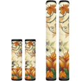 thumbnail image 1 of WXYUN Fall Maple Leaf Pumpkin Refrigerator Door Handle Covers Washable Kitchen Appliances Cover Fridge Dishwasher Oven Protector Decor Keep Off Fingerprints Oil Stains Food Spot, 4 PCS, 1 of 6