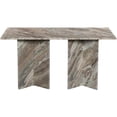 thumbnail image 2 of Meridian Furniture Verona Brown Dining Table, 2 of 28