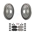 thumbnail image 1 of Transit Auto Rear Coated Disc Brake Rotors and Ceramic Pads Kit for Car 2014-2022 Jeep Cherokee with Dual Piston Front Caliper KGA-105455, 1 of 11