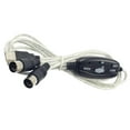 thumbnail image 3 of Clavier MIDI vers USB avec Plug and Pin Interface Convertisseur PC vers Musique, 3 of 7