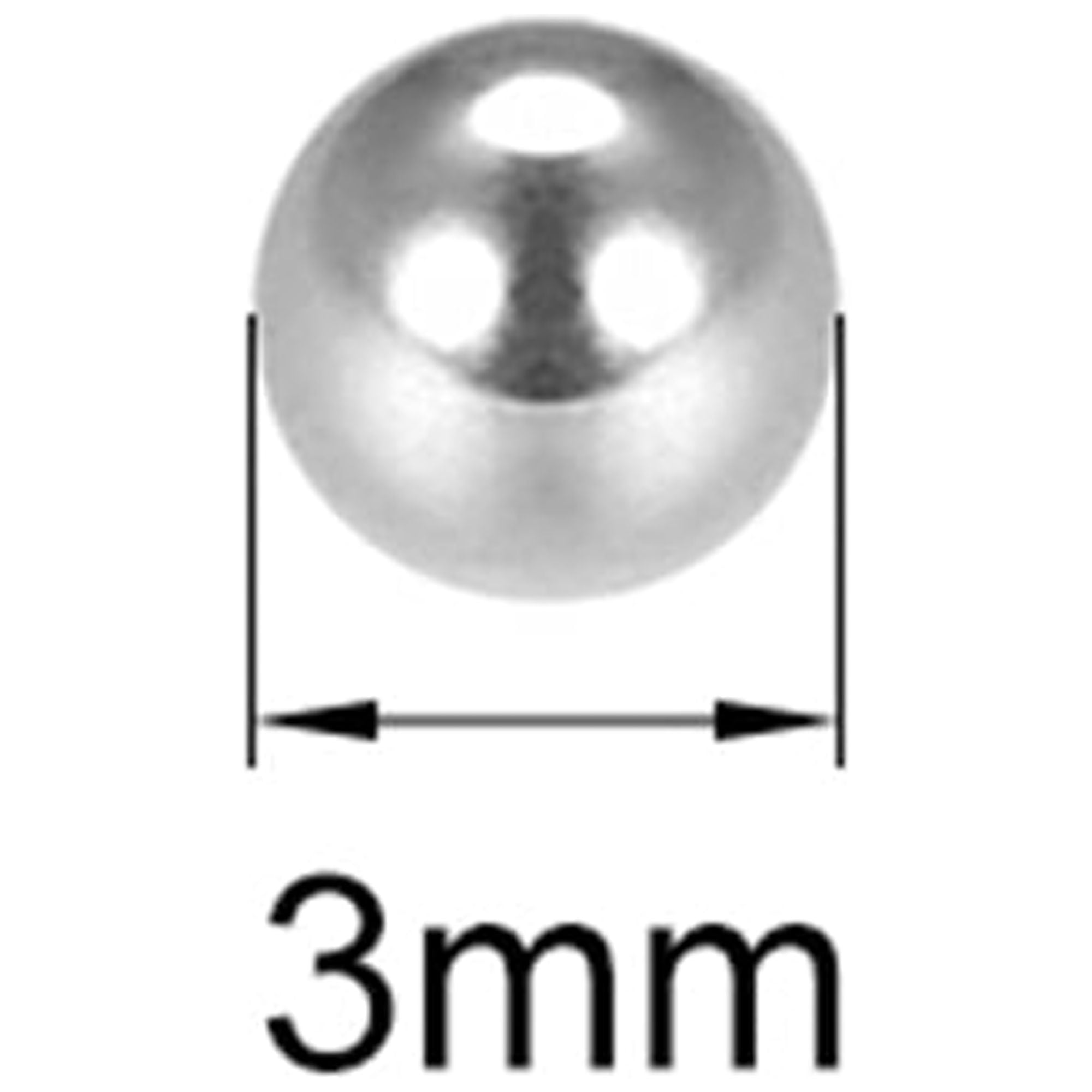 Pack Of 250 Dia 3mm Diameter Chrome Steel Bearing Balls G25