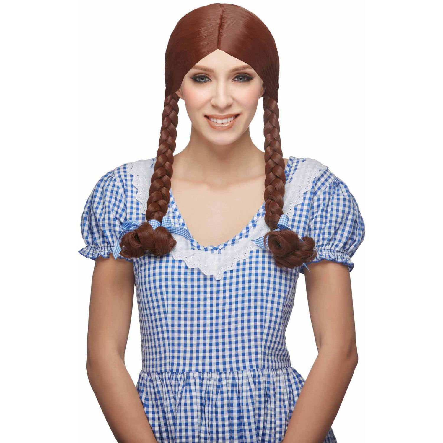 Braided Dorothy Adult Wig Halloween Costume Accessory