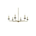 thumbnail image 3 of Cohen 42 inch pendant in black and brass, 3 of 8