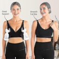 thumbnail image 3 of Hands Free Pumping Bra Comfortable Breast Pump Bra Adjustable Nursing Bra For Pumping, 3 of 4