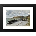 thumbnail image 2 of Claude Monet 14x11 Black Modern Framed Museum Art Print Titled - Sainte-Adresse (1867), 2 of 5