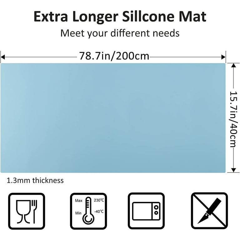 Extra Large Silicone Mats for Kitchen Counter Thick Kitchen Counter Mat  Heat