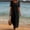 🔥 Black, variant on Sentmoon Boho Dresses for Women Shirt Dress Summer 2026 Solid Color Short Sleeve Crew Neck Regular Fit Modest Dress with Pockets for Travel and Holiday S-3XL