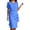 A-Blue419, variant on SONXAHE Women's Asymmetrical Layered Midi Dress Short Sleeve Elegant Formal Sheath Gown