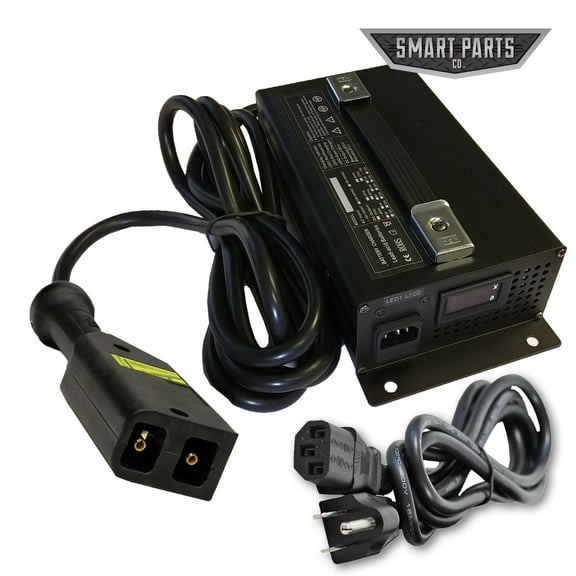 Hardcore Parts High Performance 36V 18 Amp Golf Cart Battery Charger, EZGO TXT/Medalist, LED Display