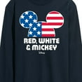 thumbnail image 3 of Disney - Americana - Red White And Mickey - Men's Long Sleeve T-Shirt, 3 of 5