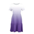 thumbnail image 6 of Wancir Womens Summer Striped Short Sleeve T-Shirt Dresses Casual Swing Aline Dresses with Pocket, 6 of 6