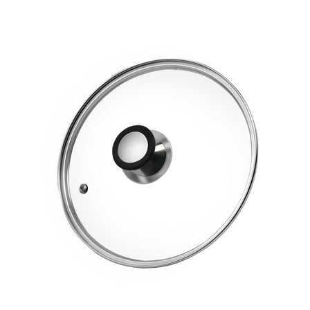 9inch /23cm Clear Glass Pot Lid with Handle - Replacement Lid for Pots, Pans, Skillets