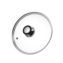 9inch /23cm Clear Glass Pot Lid with Handle - Replacement Lid for Pots, Pans, Skillets