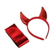 thumbnail image 5 of Women's Red Devil Costume Sexy Dress with Devil Headband Accessory - L, 5 of 7