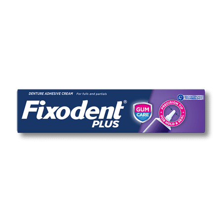 Fixodent Plus Denture Adhesive Cream 2 oz (Pack of 6)