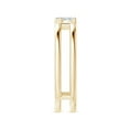 thumbnail image 3 of ANGARA Natural Diamond Solitaire Split Shank Ring in 14K Yellow Gold for Women (Size-5x3mm| Color-G| Clarity-VS2) | April Birthstone, Anniversary, Jewelry Gift for Women | Natural Diamond Ring, 3 of 8